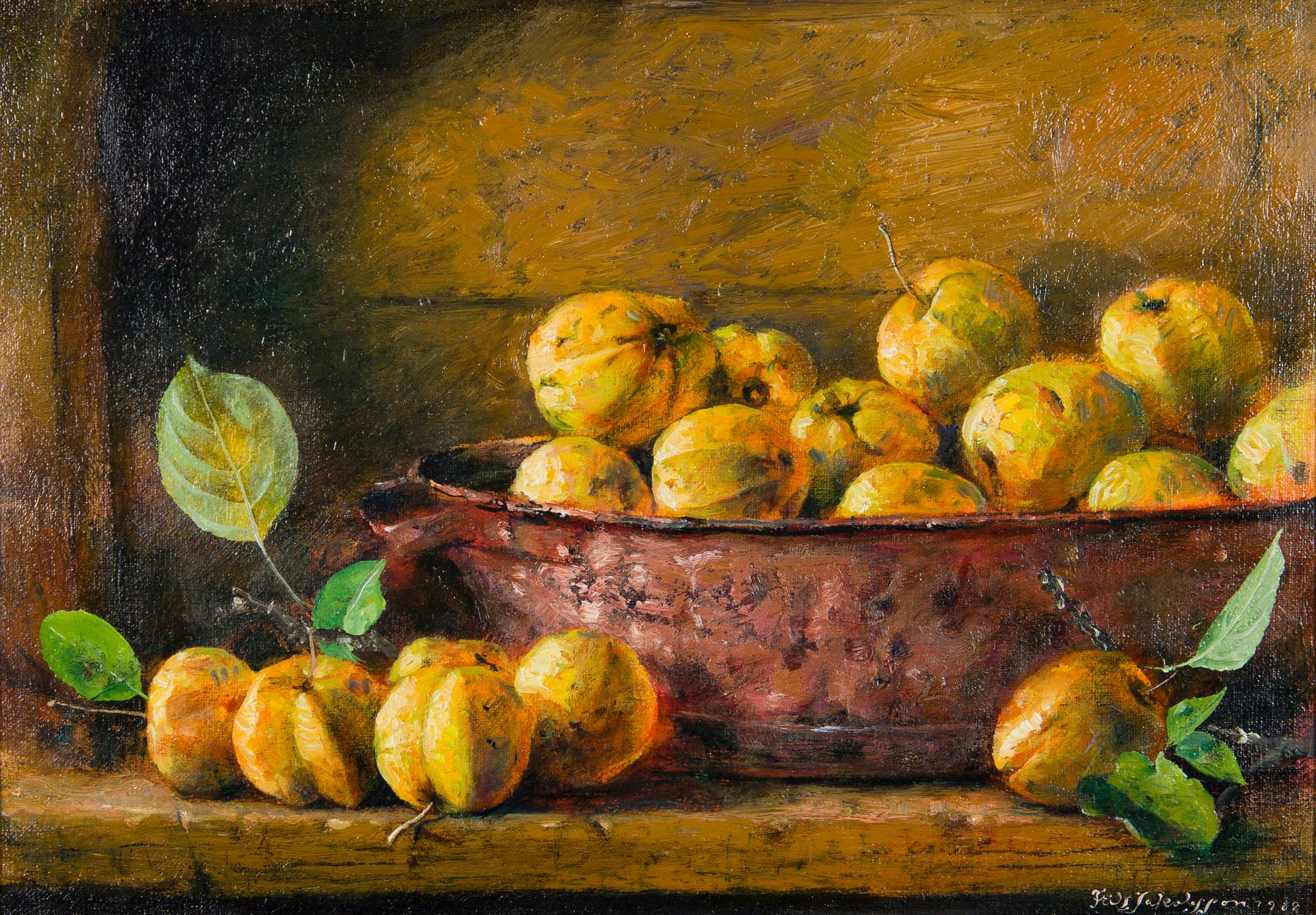 Fritz Jakobsson, Still Life with Fruit.