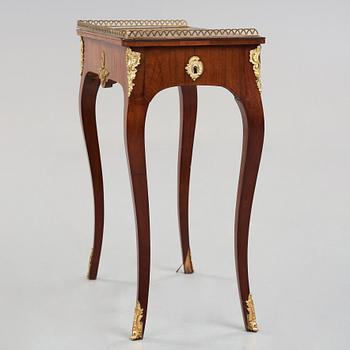 A Swedish Rococo 18th century table in the manner of Lars Nordin (master in Stockholm 1743-1773).