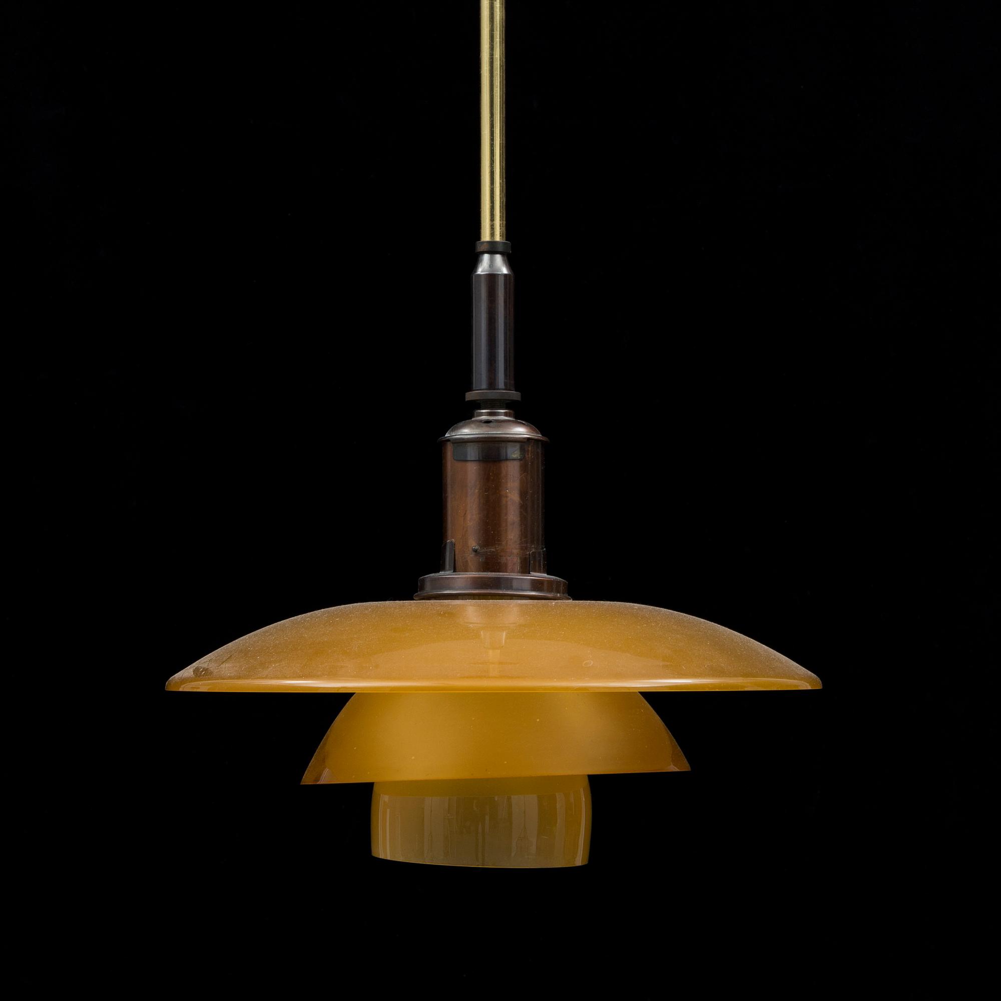 POUL HENNINGSEN, taklampa, Louis Poulsen ca 1926-28.