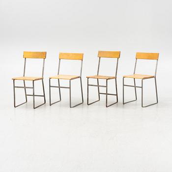 Four similar chairs, Grythyttan, mid/second half of the 20th century.