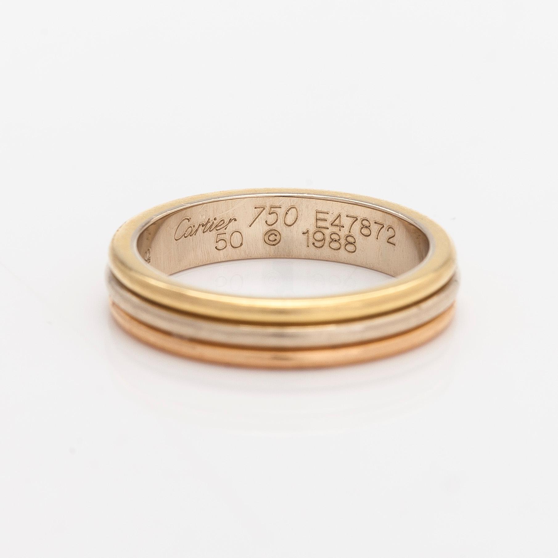 Cartier, ring, "Vendôme", 18K trefärgsguld.
