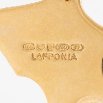 Björn Weckström, a necklace 18K gold with copper ore, for Lapponia, Finland 1976.