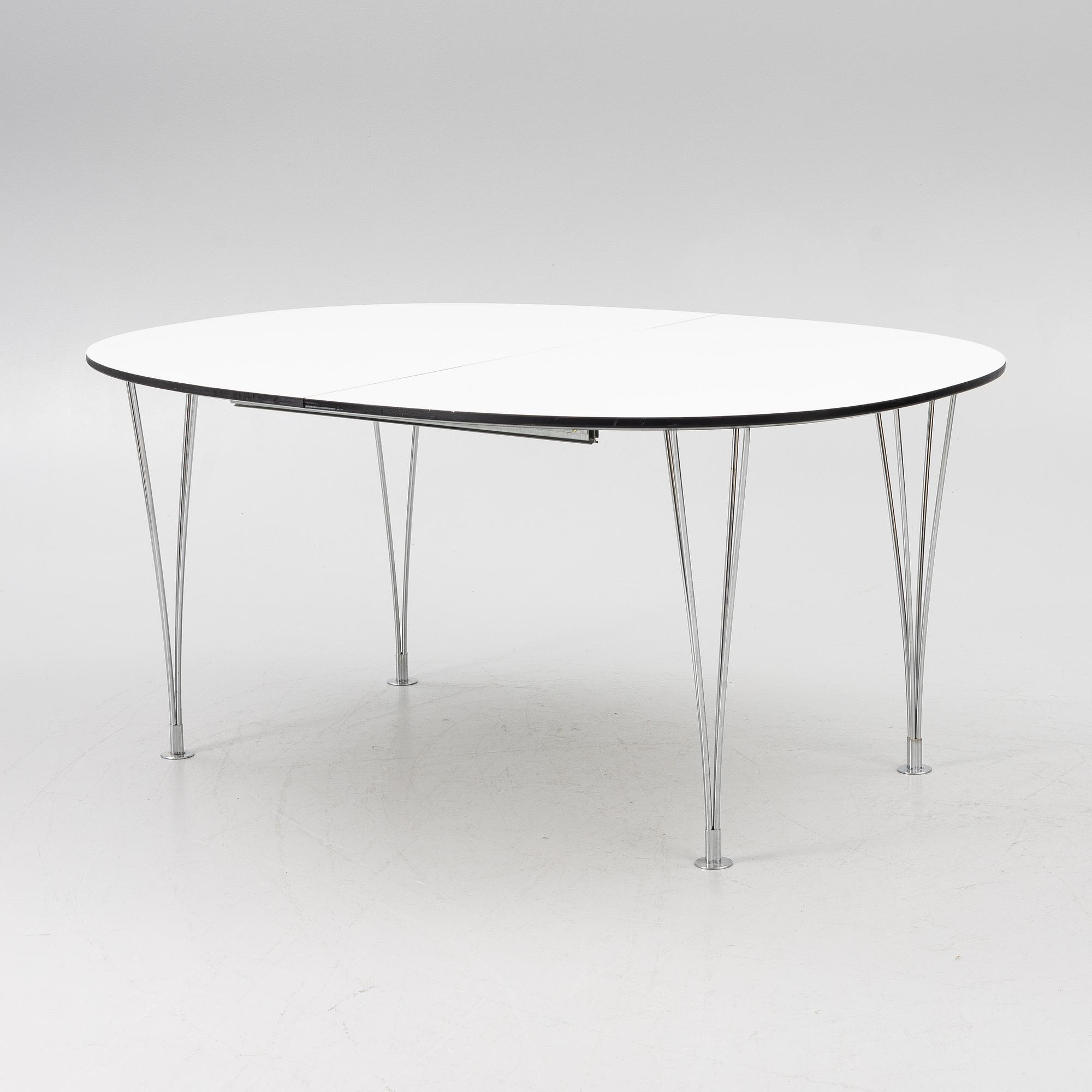 Bruno Mathsson, dining table, "Superellipse",.