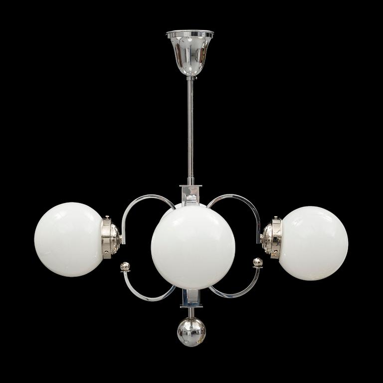 a Art Déco 1930's ceiling light.