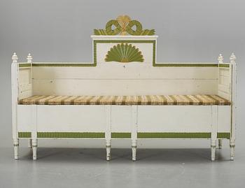 SOFFA, gustaviansk, omkring 1800.