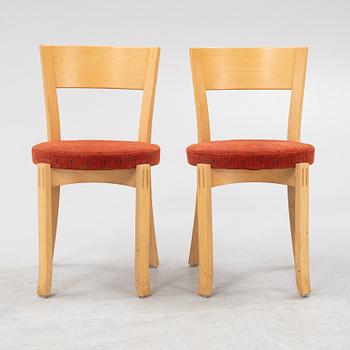 Åke Axelsson, six model 'S217' chairs, Gärsnäs, Sweden, 1980's.