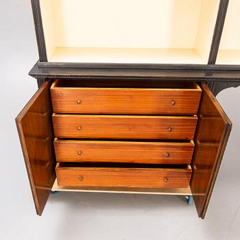 A painted display cabinet first half of the 20th century.