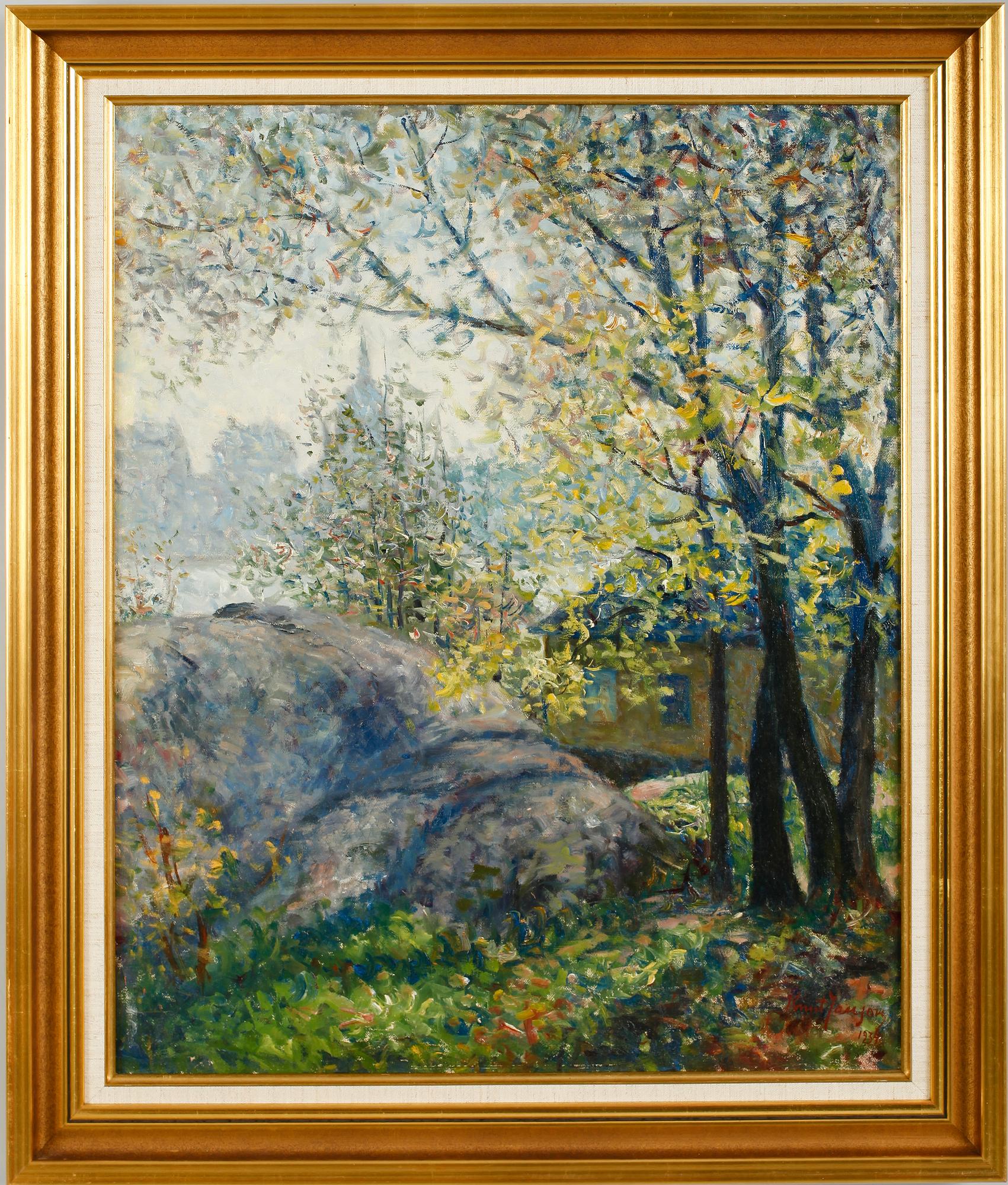 KNUT JANSON, olja på duk, sign och dat 1934.