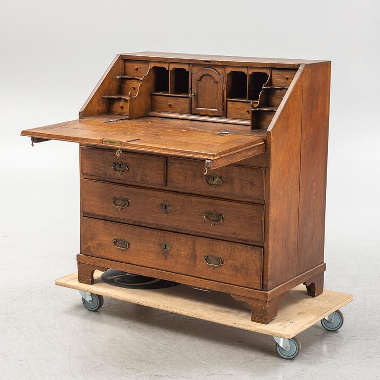 A secretaire desk, 18th/19th Century.