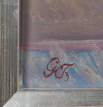 GRETA KNUTSON-TZARA, olja på duk, monogramsignerad.