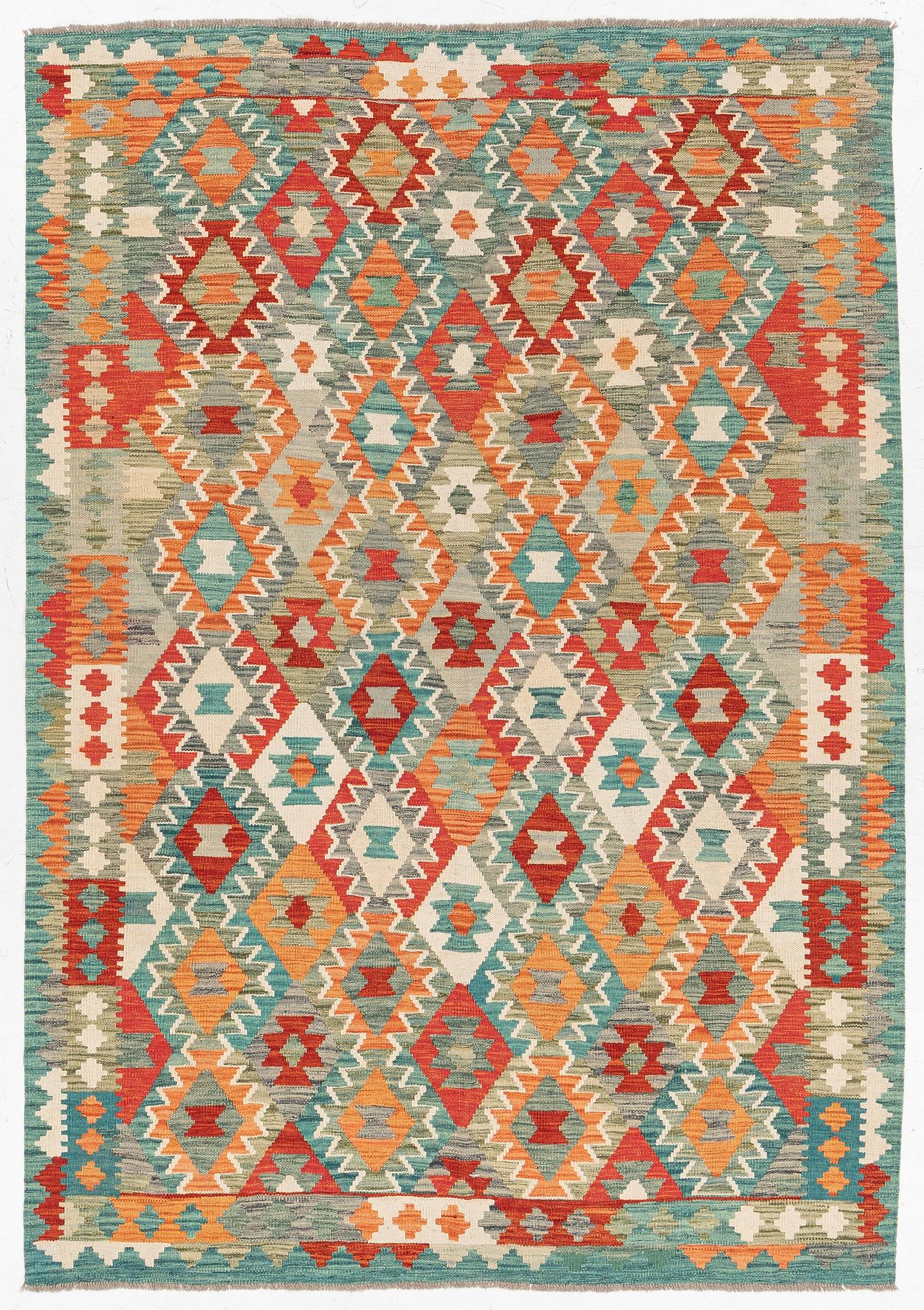 Kelim, modern, approx. 250 x 170 cm.