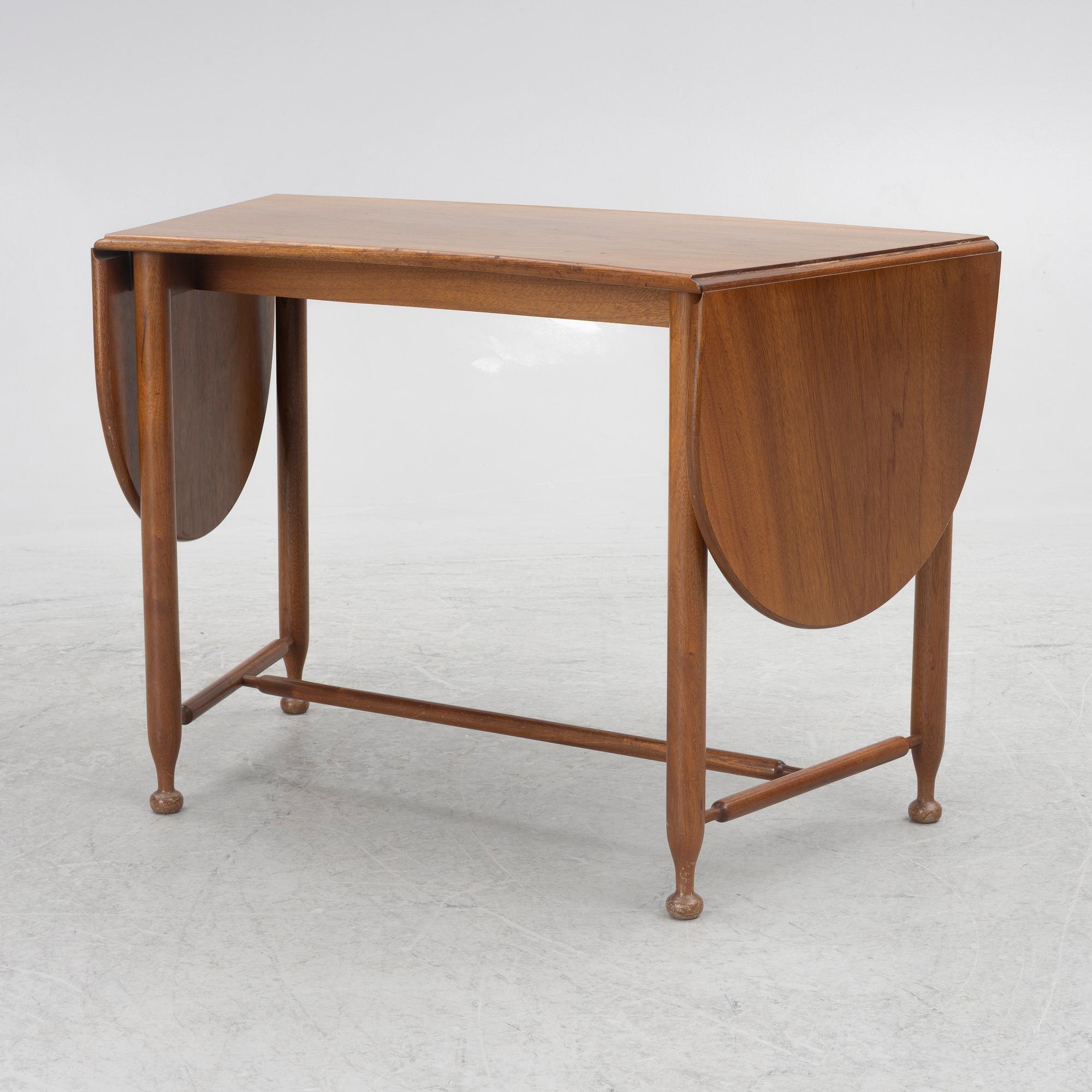 Josef Frank, a model "1333" table, Firma Sveskt Tenn, Sweden, before 1985.