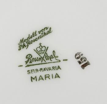 KAFFESERVIS, ca 38 delar, porslin, Rosenthal, "Maria".