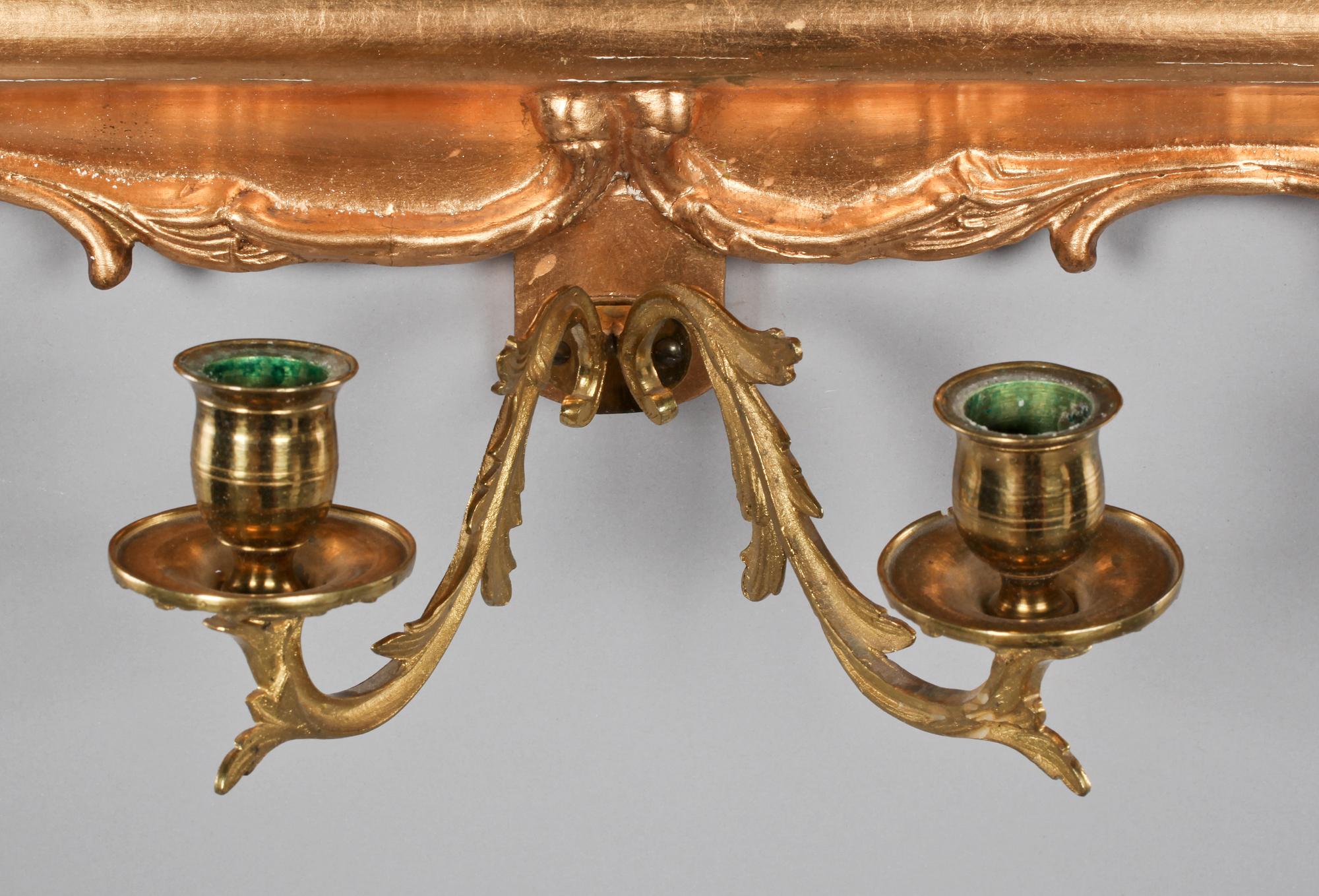 SPEGELLAMPETT, nyrokoko, sent 1800-tal.