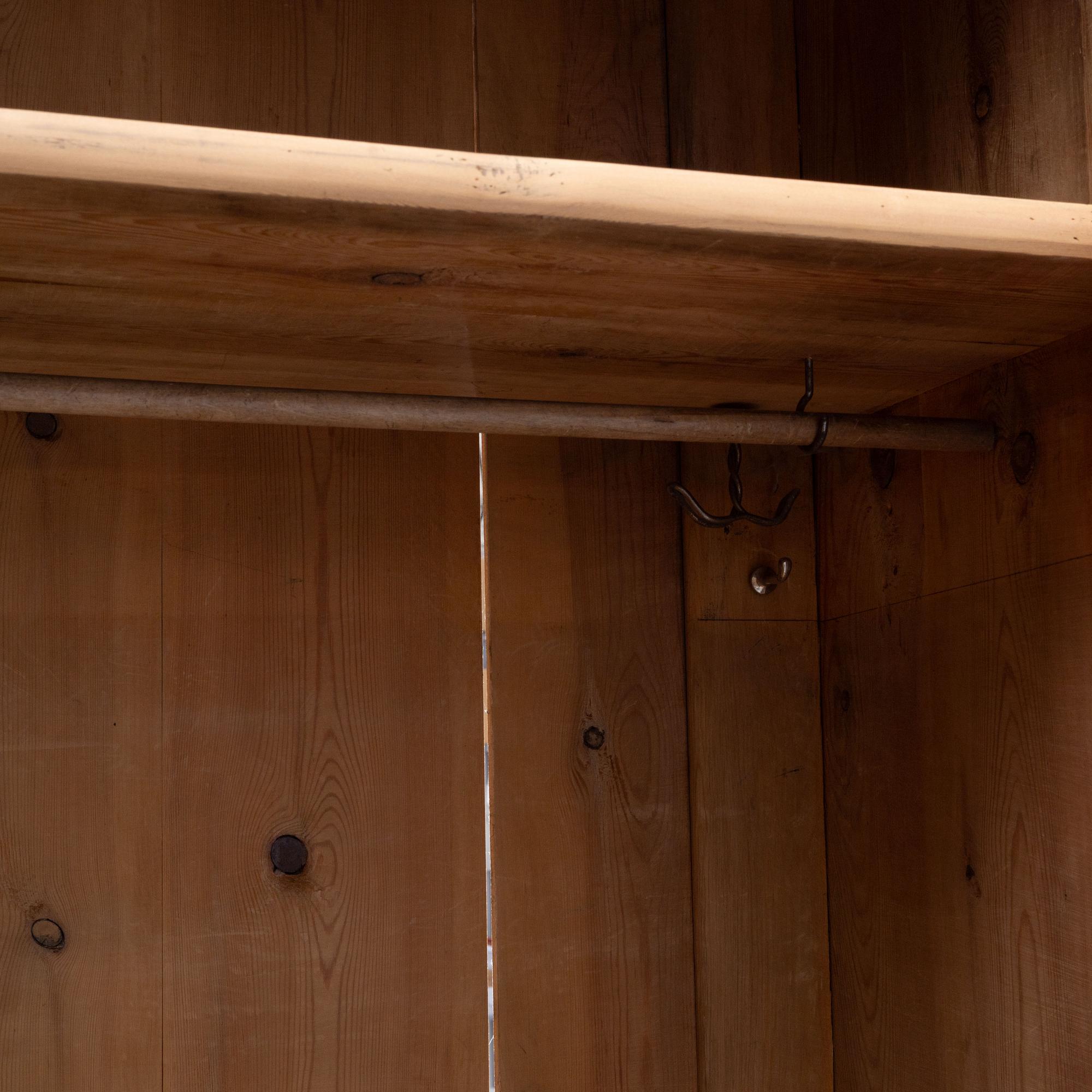 Wardrobe, late 19th century.