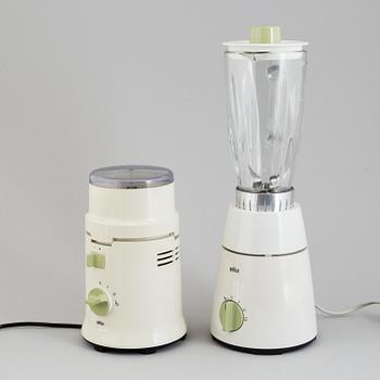 GERD ALFRED MÜLLER & H. KAHLKE, 2 blenders, Braun 1960-70´s.