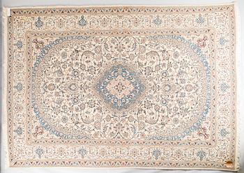 A carpet, Nain. Old. Approx. 350x243 cm.