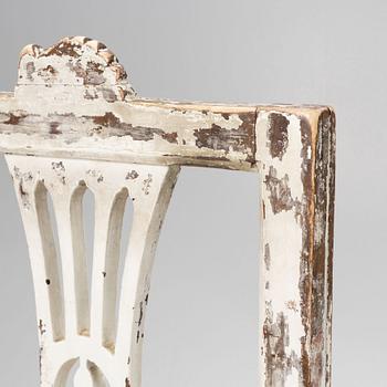 Stolar, 4 st, Lindome, 1700-talets slut, Sengustavianska.