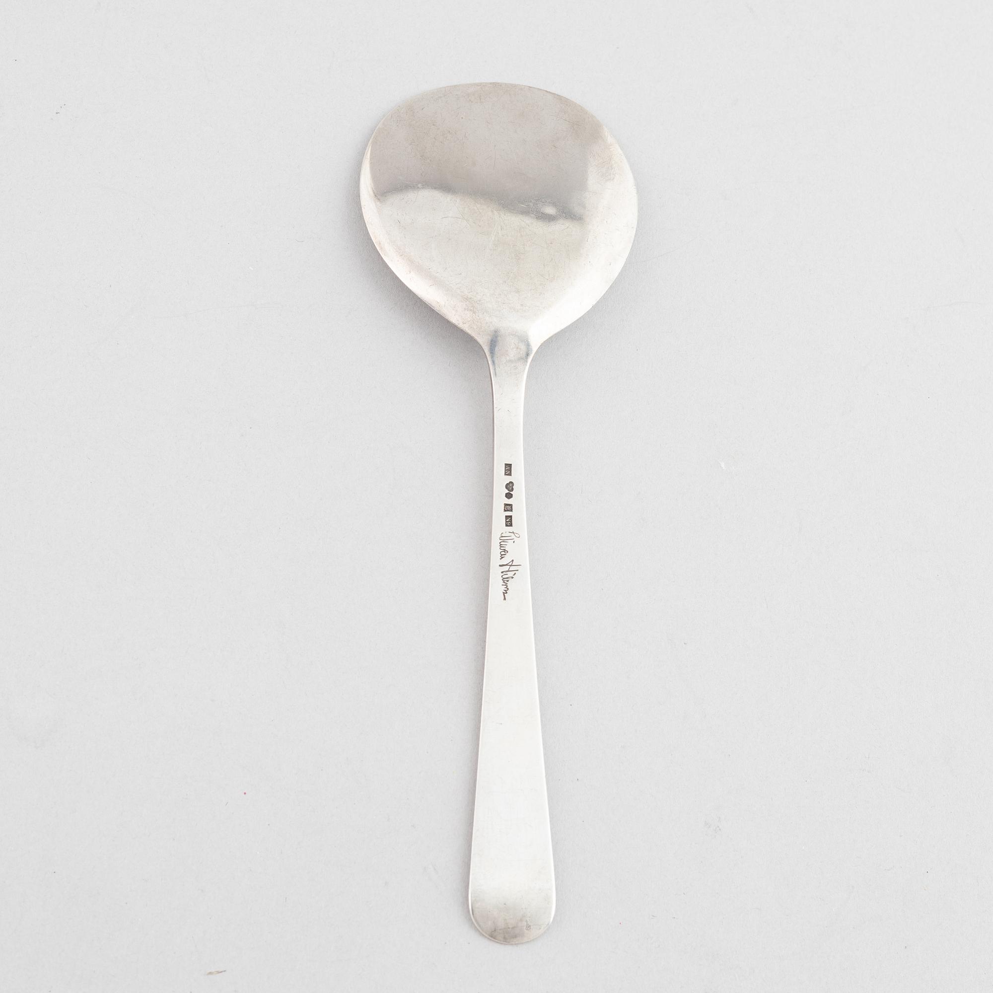 Wiwen Nilsson, serving spoon, silver, Lund 1963.