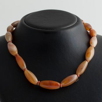 HALSBAND, agat.
