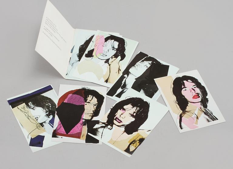 ANDY WARHOL, "Mick Jagger" Castelli Graphics, 1975.