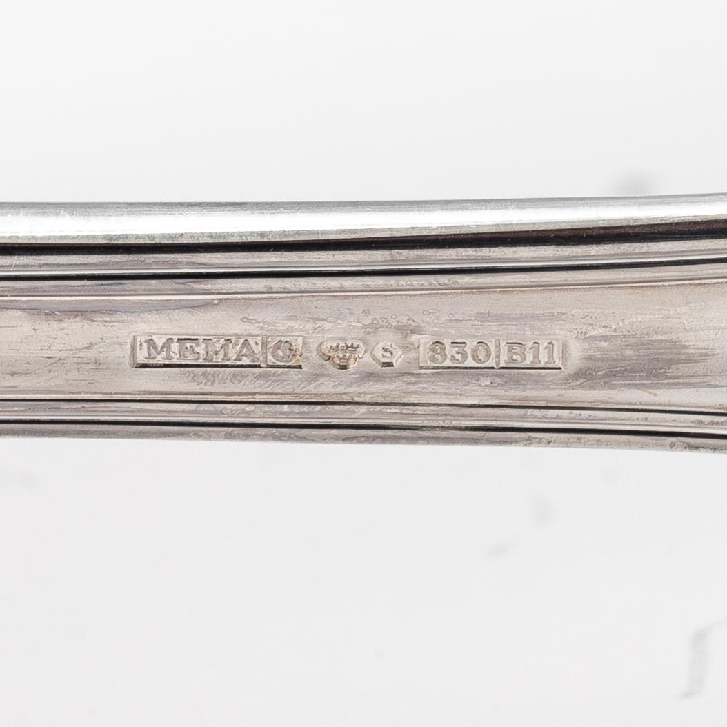 A silver cutlery set, model "Old Danish", mostly with mark of Cohr, Denmark (157 pieces).