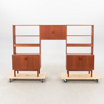 Bookcases a pair of Breox furniture 1960s.