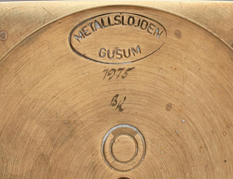 LJUSSTAKAR, 2 par, mässing, GUSUM Metallslöjden 1975-1982.