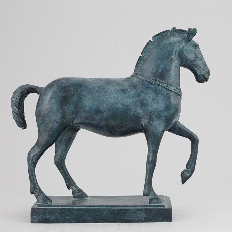 SKULPTUR, patinerad brons, FFA Fondeur, sent 1900-tal.
