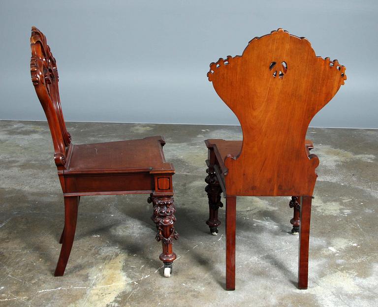 STOLAR, ett par, 1800/1900-tal.