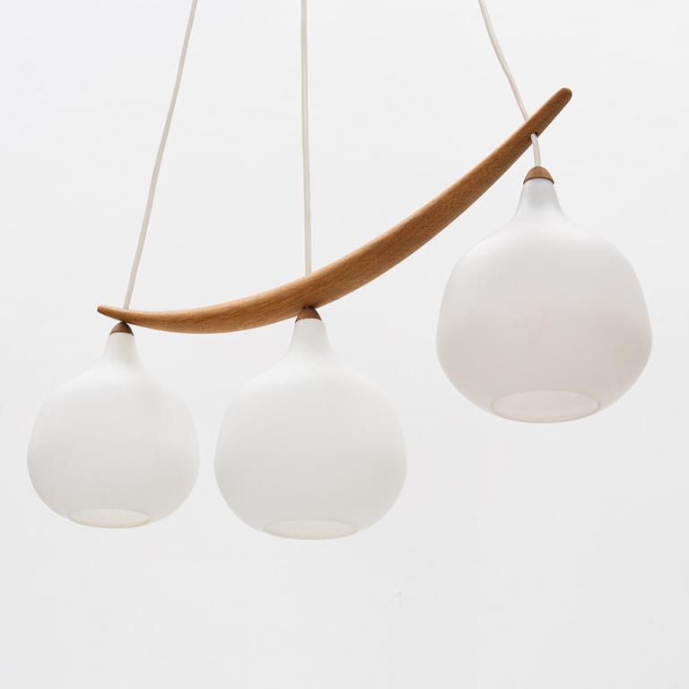 Uno & Östen Kristiansson, taklampa, "Bananen", Luxus, Vittsjö.