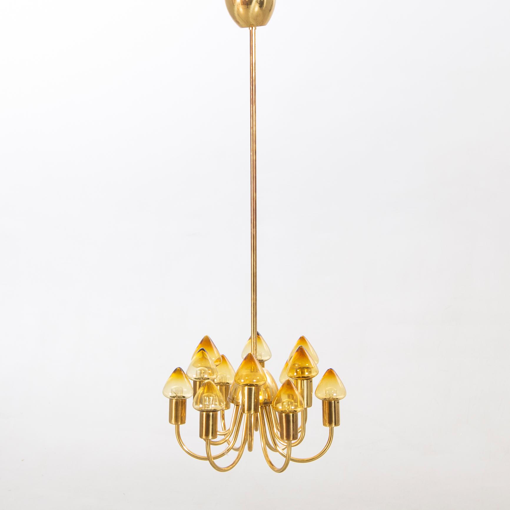 Hans-Agne Jakobsson, ceiling lamp Markaryd, 1960s.