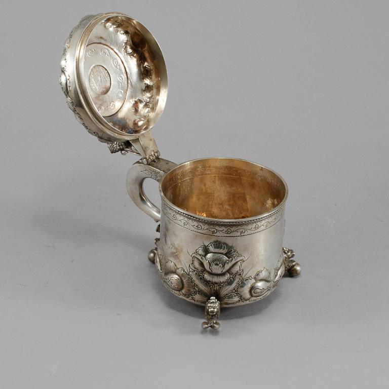 STOP, silver, barockstil, 1946. Vikt 620 gram.