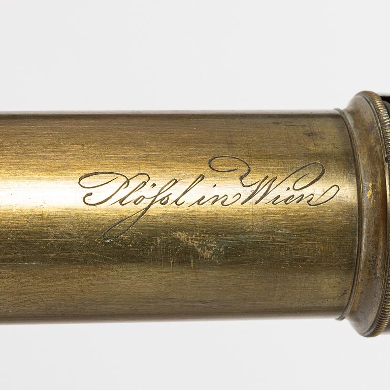 Four pocket spyglasses. 18th and 19th century.