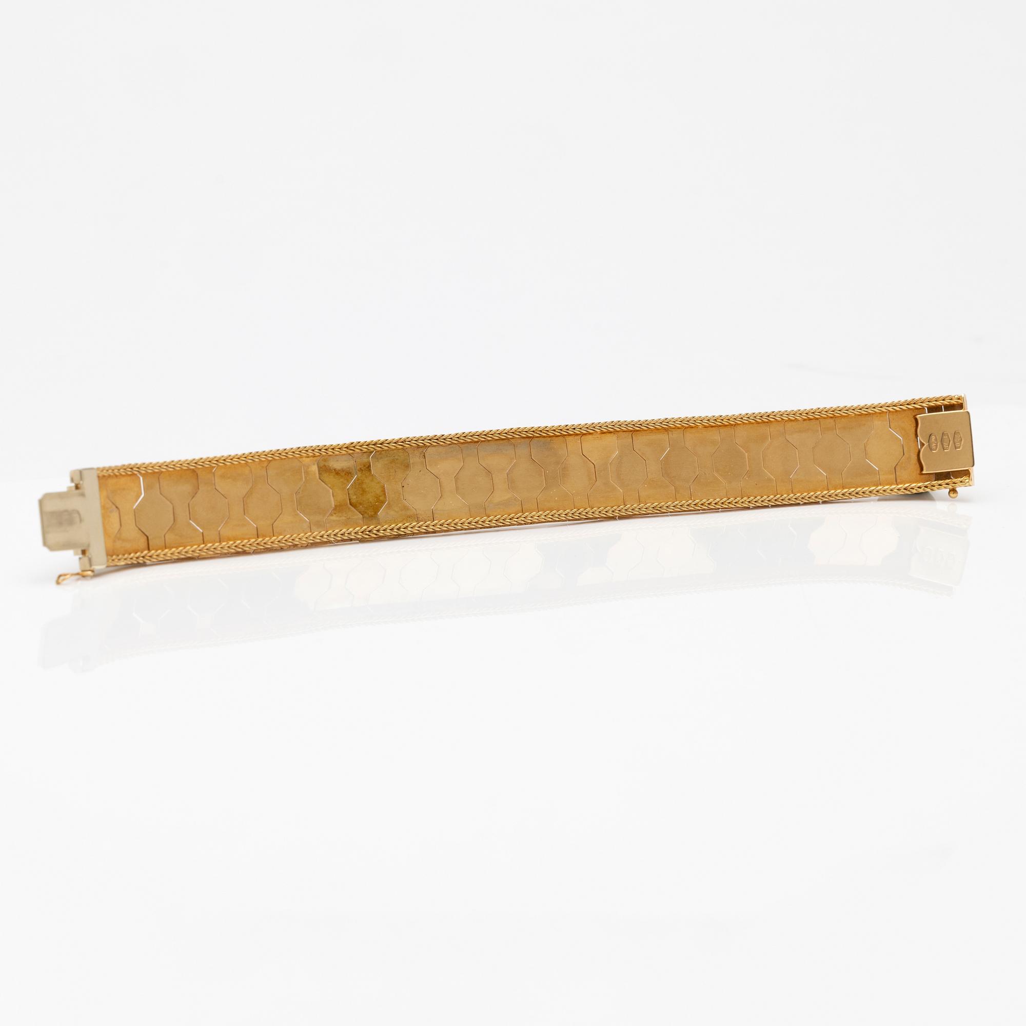 Armband, 18k guld, Uno A Erre, Italien.
