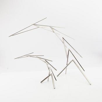 Oscar Reutersvärd, skulpturer 2 st Utan titel.