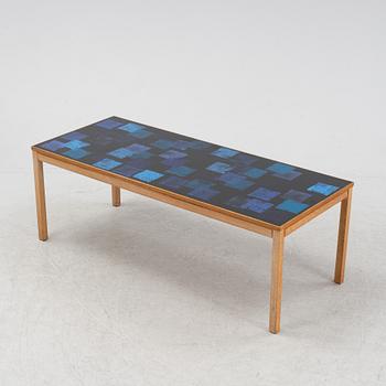 David Rosén och Algot Törneman, soffbord, "blå kvadrat", ur Triva-serien, nordiska Kompaniet, 1950-tal.