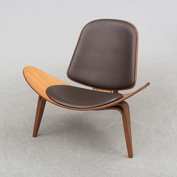 'The Smiling Chair'/ 'CH-07' chair by Hans J Wegner, for Carl Hansen & Søn, Odense, Denmark, designed 1963.