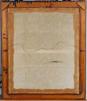 OKÄND KONSTNÄR. Olja på duk. Sign.