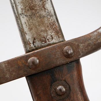 BAJONETT, Frankrike, daterad 1883.