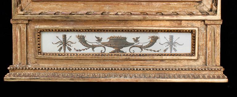 A late Gustavian mirror dated 1798.