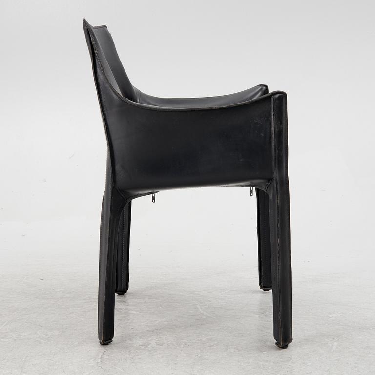 Mario Bellini, a '413 CAB' armchair, Cassina, Italy.