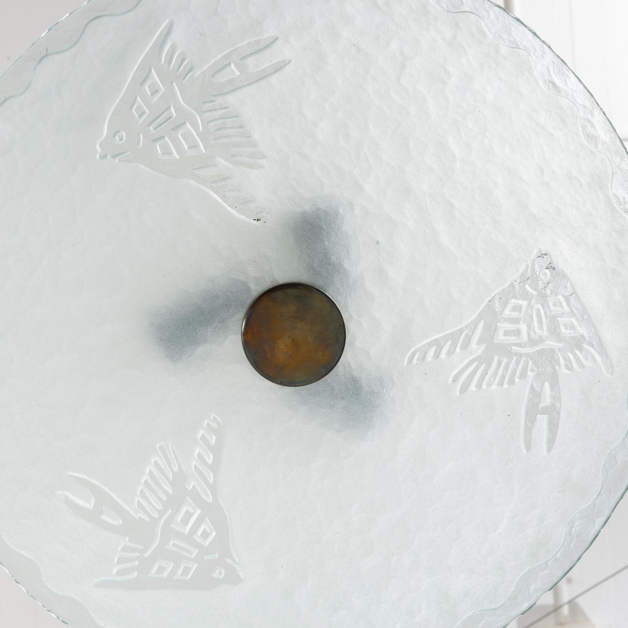 A "Swedish Grace" ceiling lamp, 1930s.