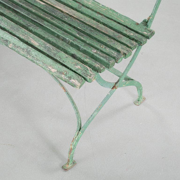 A garden sofa, first half of the 20th century.