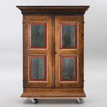A Swedish painted cabinet, 19th Century.