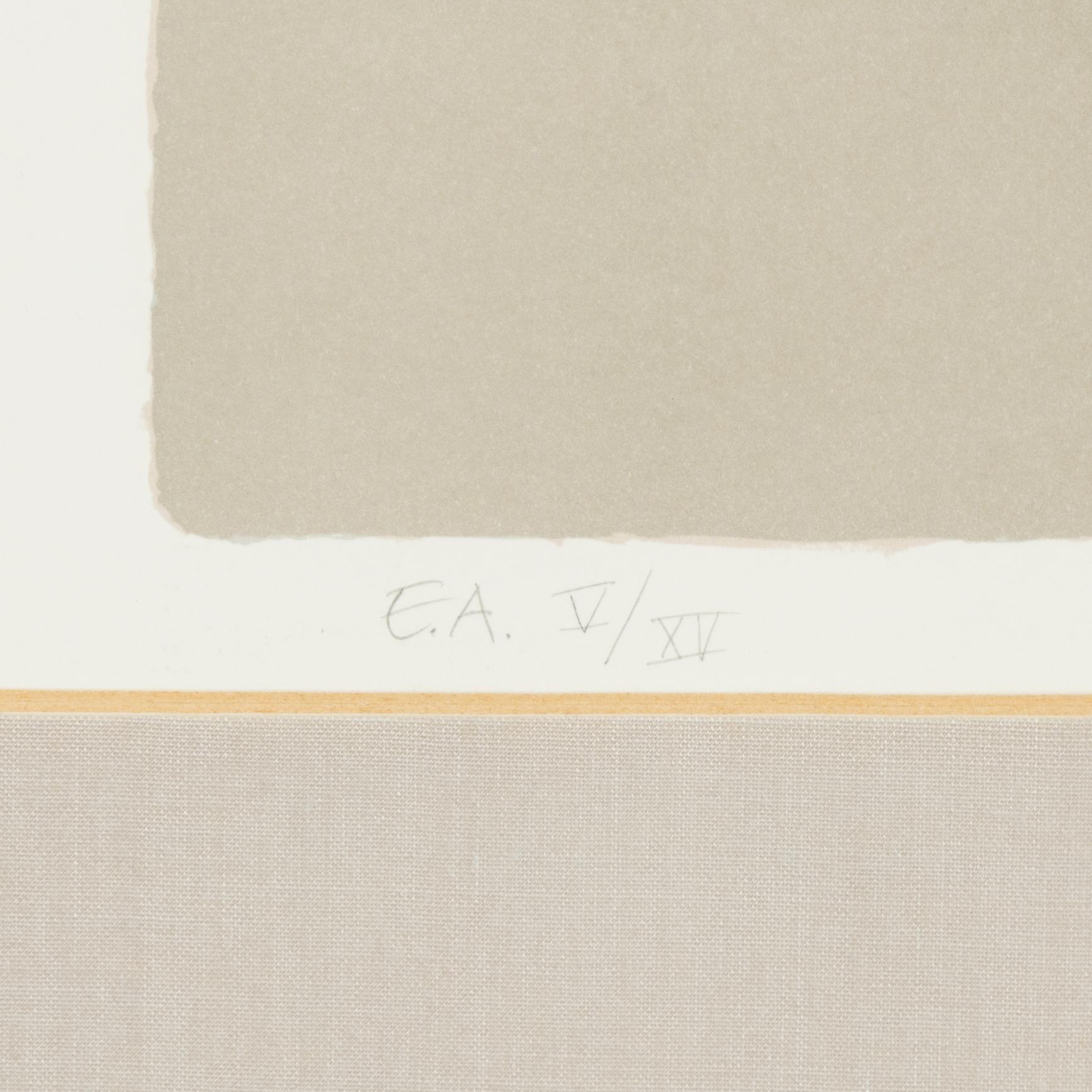 Yrjö Edelmann, färglitografi, signerad, E.A.