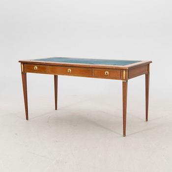 A late Gustavian style mahogany desk first half of the 20th century.