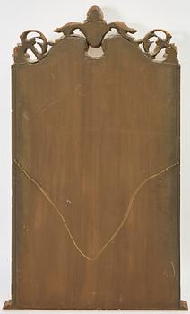 Mirror with console table, first half of the 20th century.