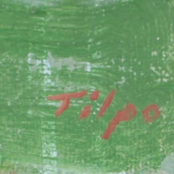 FRULS TILPO, olja på duk, signerad.