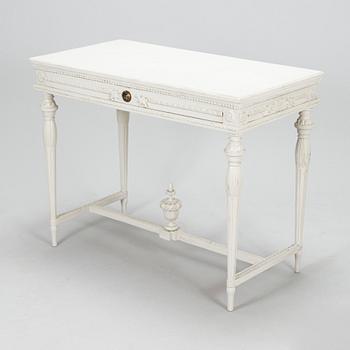 A late Gustavian style console table, first half of the 20th century.
